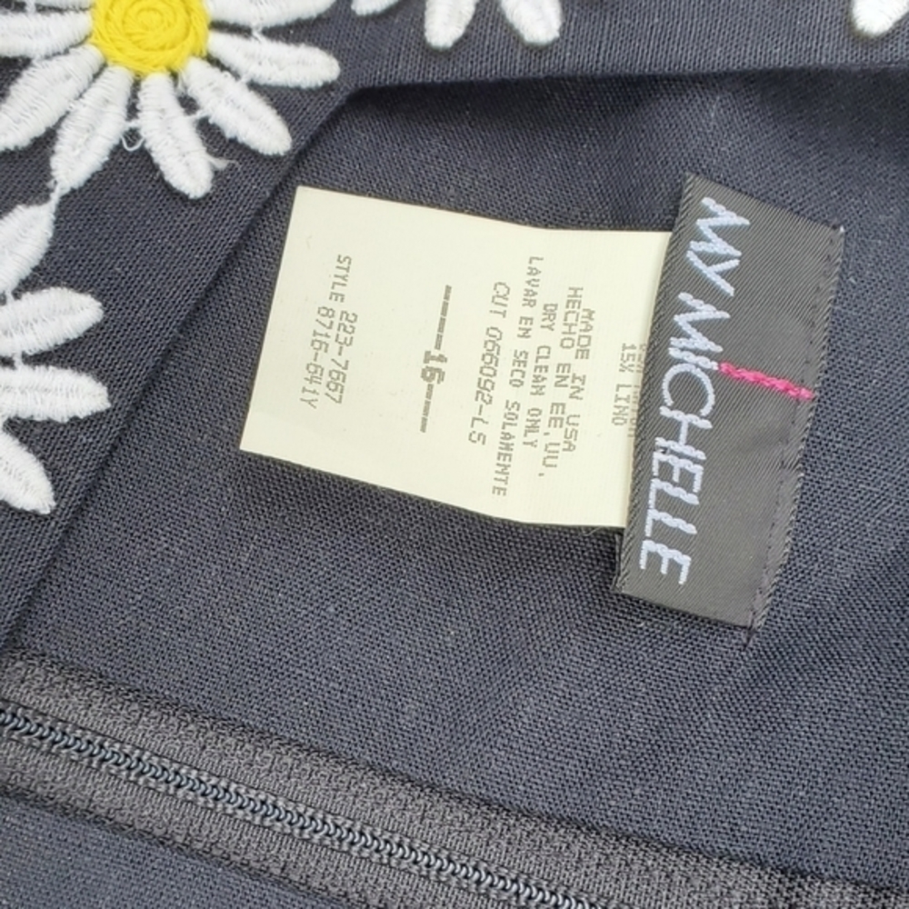 Vintage Plus Size Sweetheart Daisy Dress‎ 16 - Picture 8 of 15